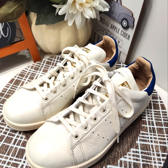 💞GUC Adidas Stan Smith Genuine Leather Low Top Lace Up Dress Sneaker, Unisex, 5 - Picture 5 of 16